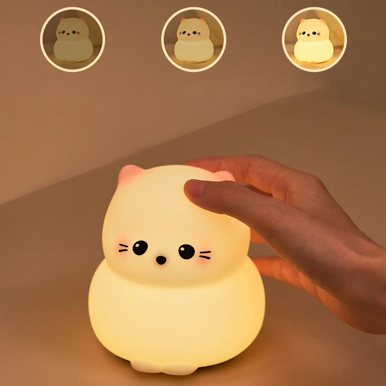 Cute Kitten Tap Lamp