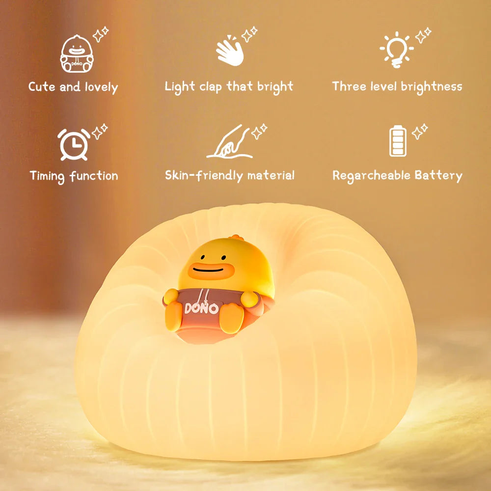Squishy Duck Night Light