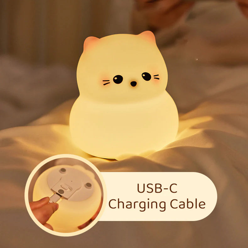 Cute Kitten Tap Lamp