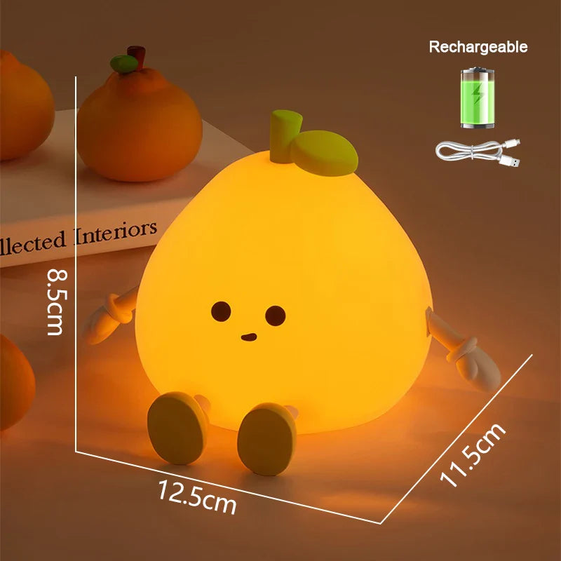 Cute Orange Night Light