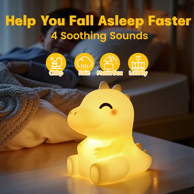 Squishy Silicone Dinosaur Light