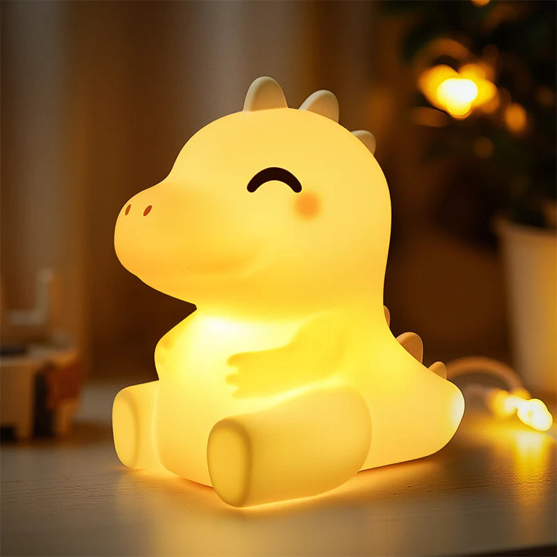 Squishy Silicone Dinosaur Light