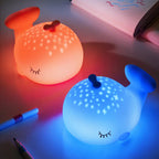 Whale with Water Spout Lamp