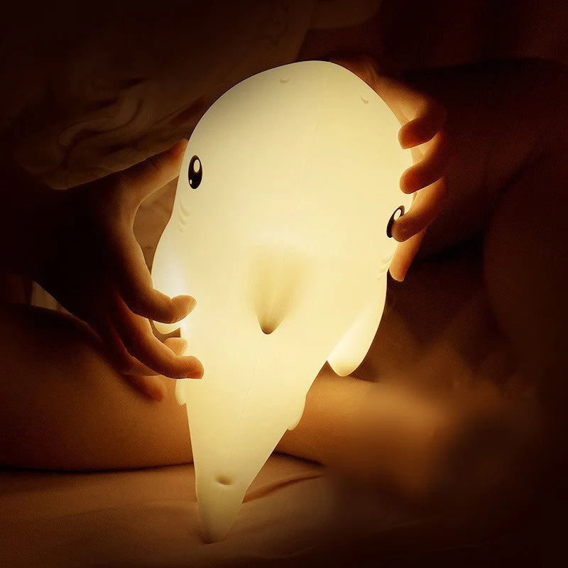 Squishy Silicone Shark Light
