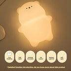 Lying Bear Glow Light