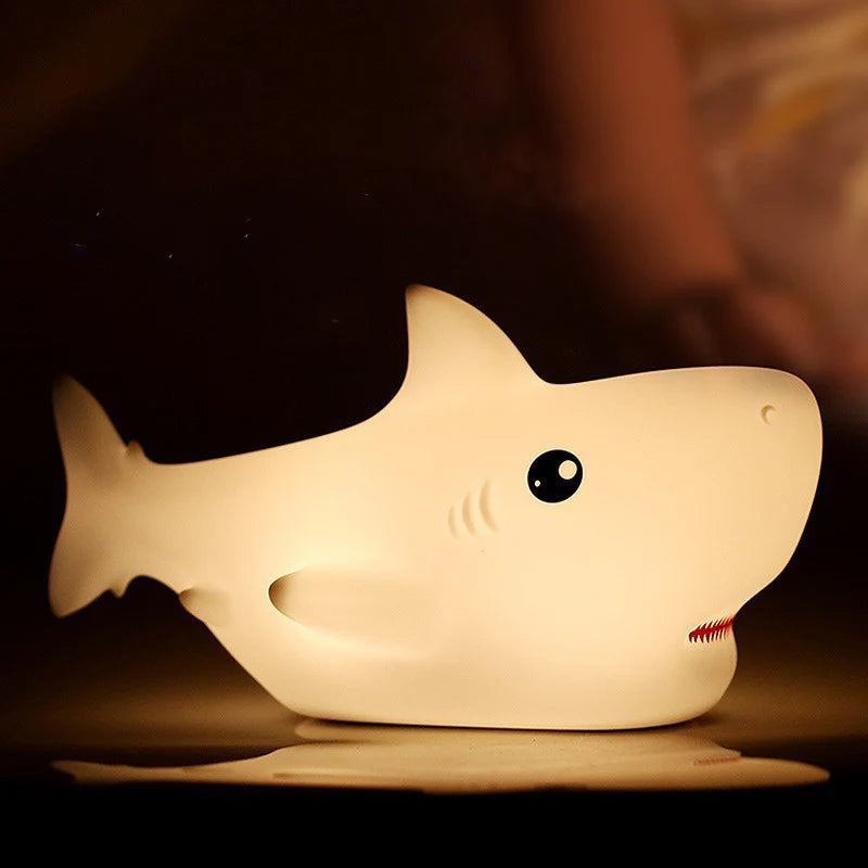 Squishy Silicone Shark Light