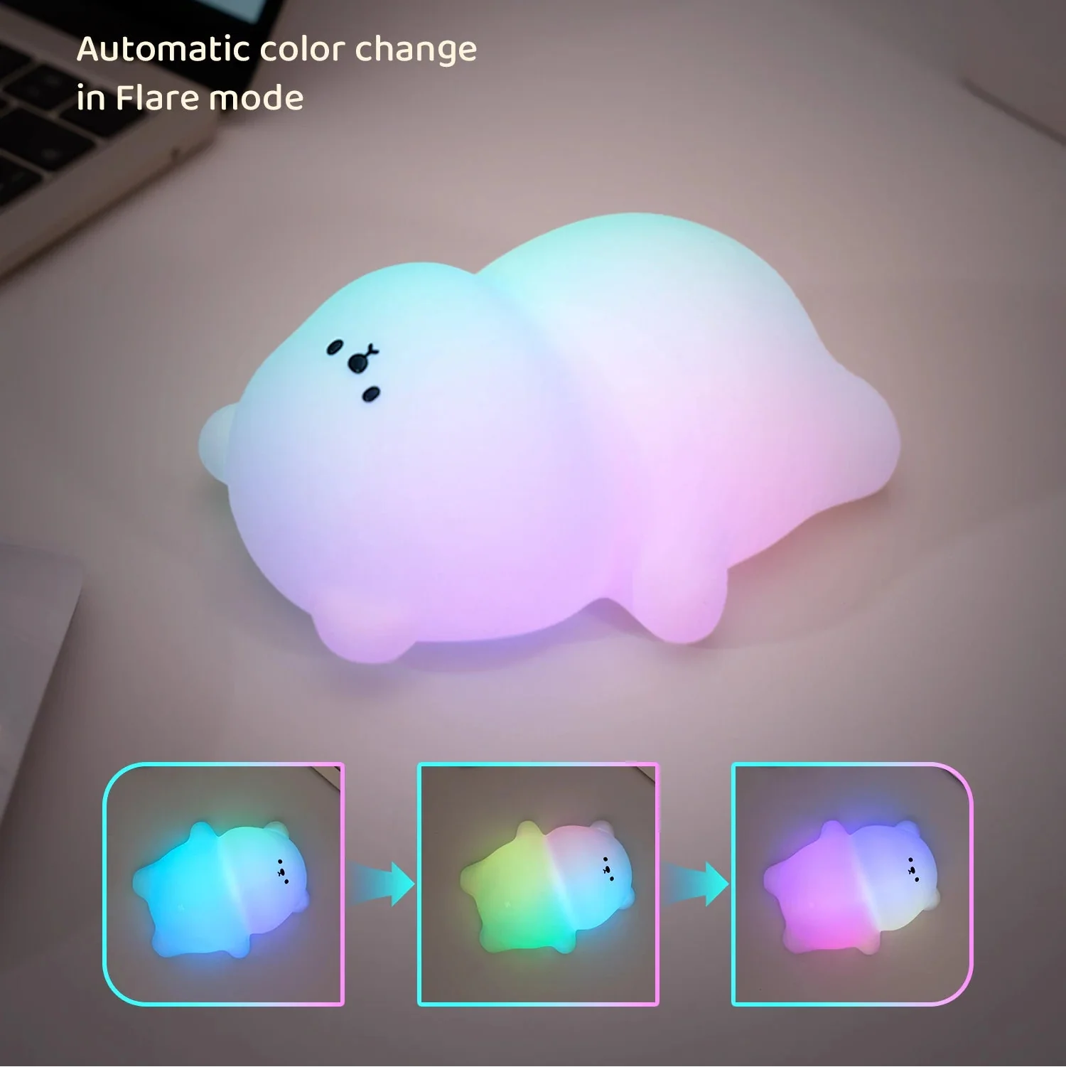 Lying Bear Glow Light