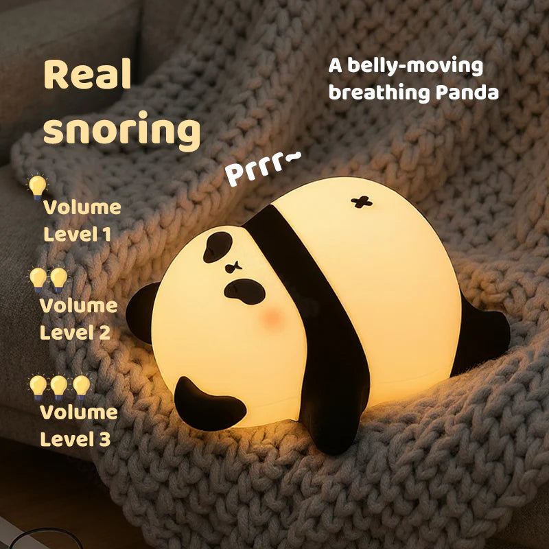 Napping Panda Breathing Light