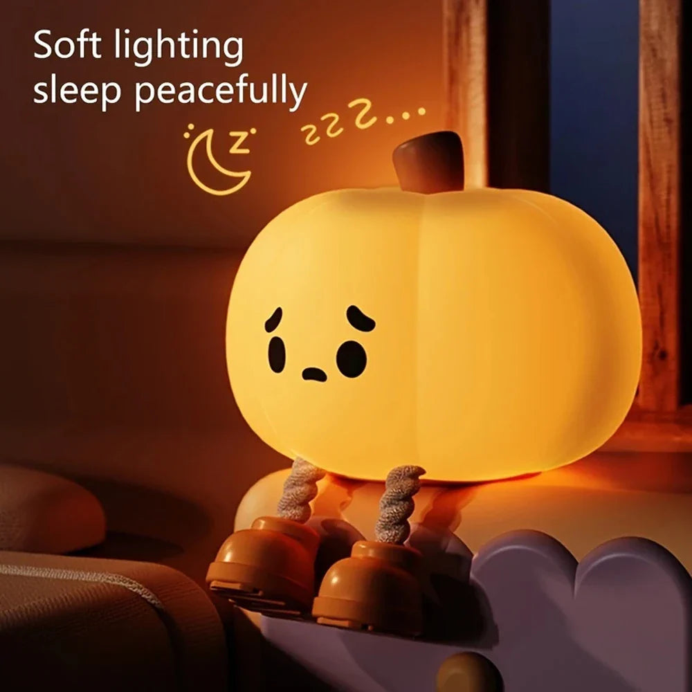 Pumpkin Silicone Night Light