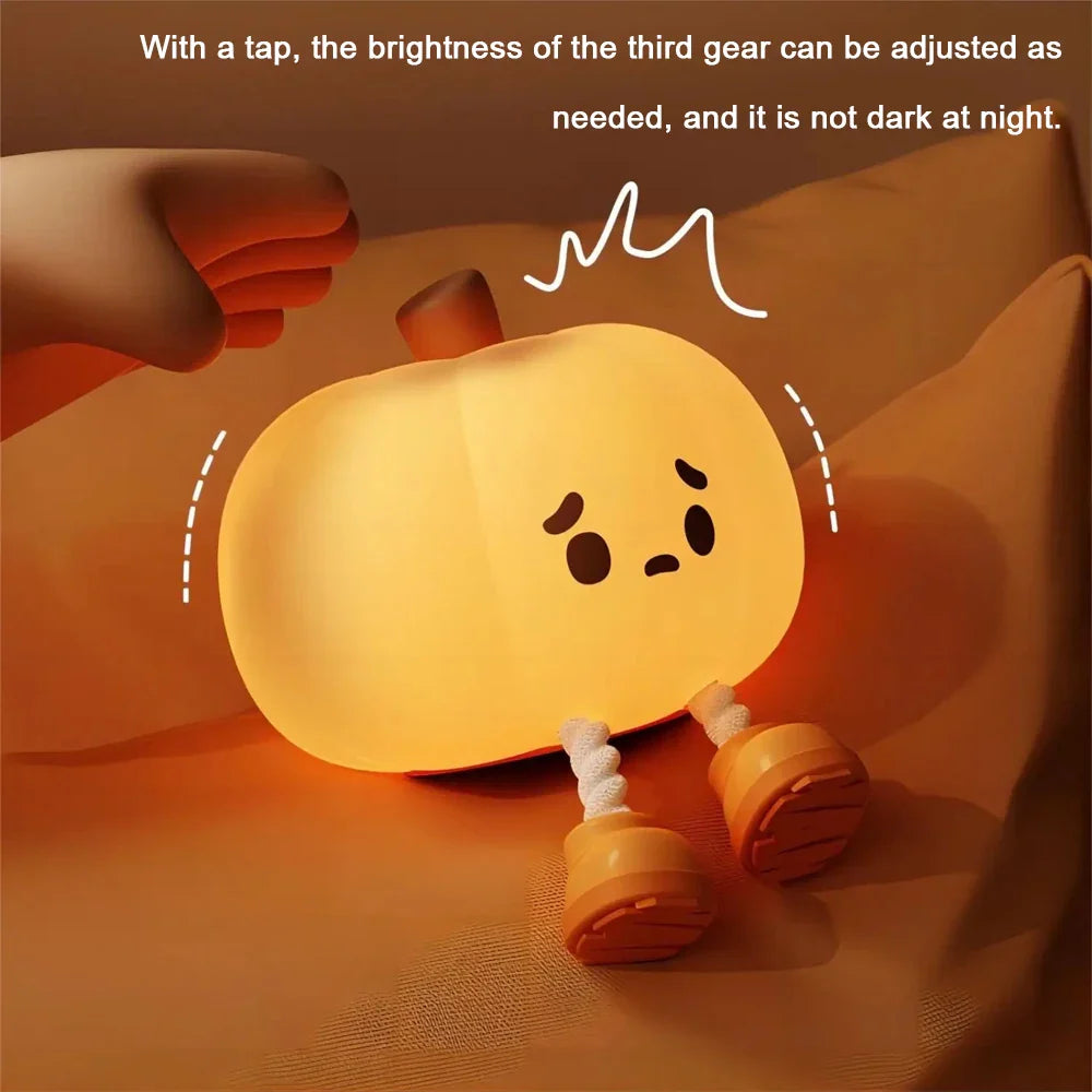 Pumpkin Silicone Night Light