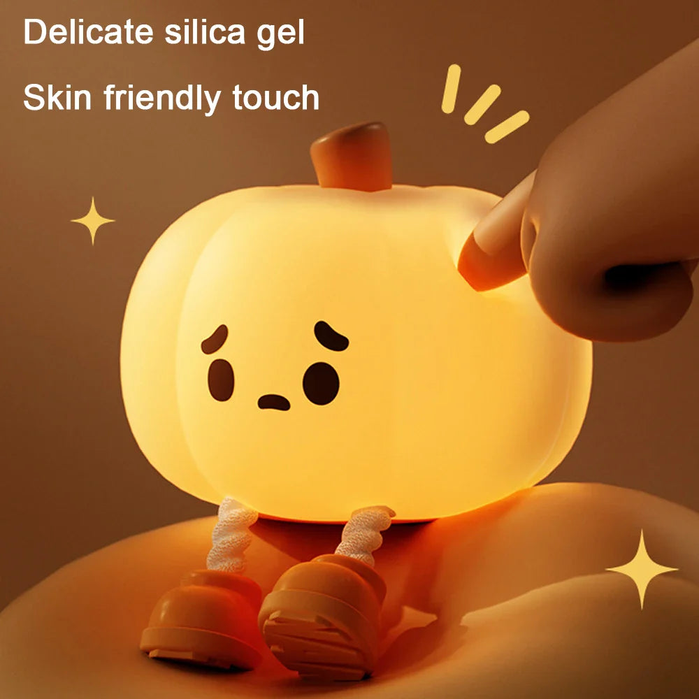 Pumpkin Silicone Night Light