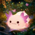 Purple Axolotl Squishy Light
