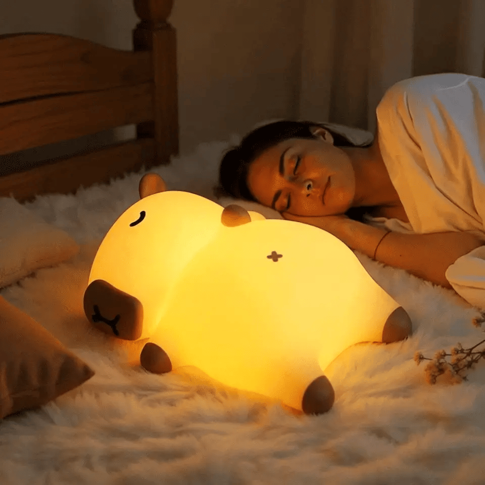 Sleeping Capybara Breathing Light