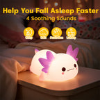 Purple Axolotl Squishy Light