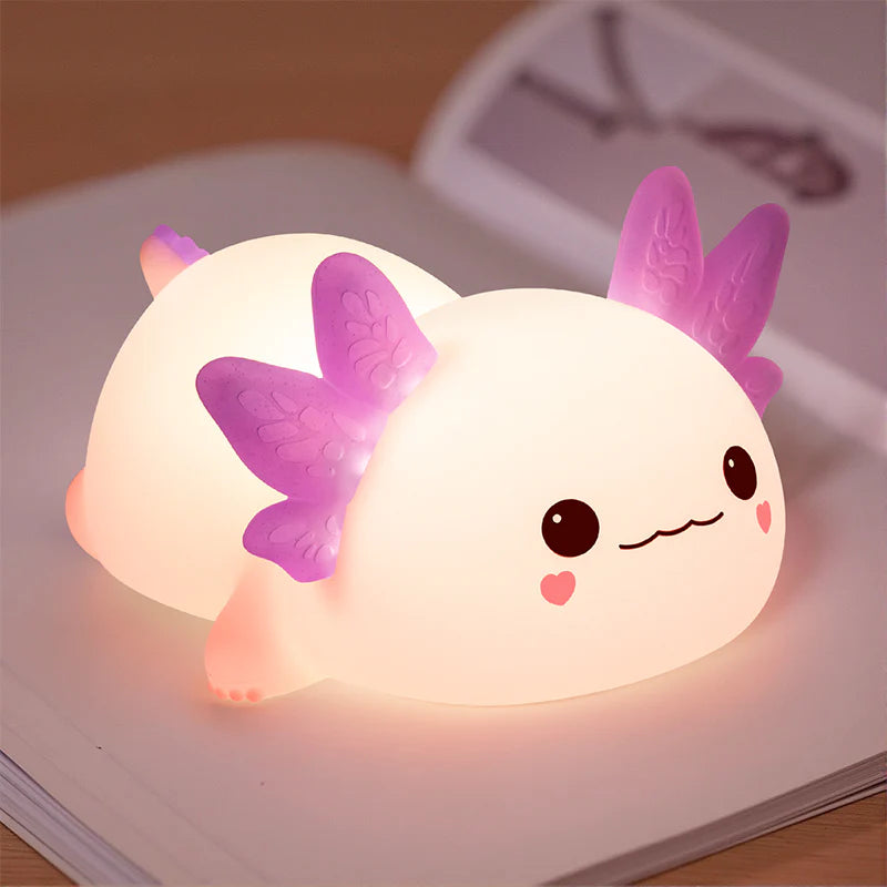 Purple Axolotl Squishy Light