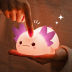 Purple Axolotl Squishy Light