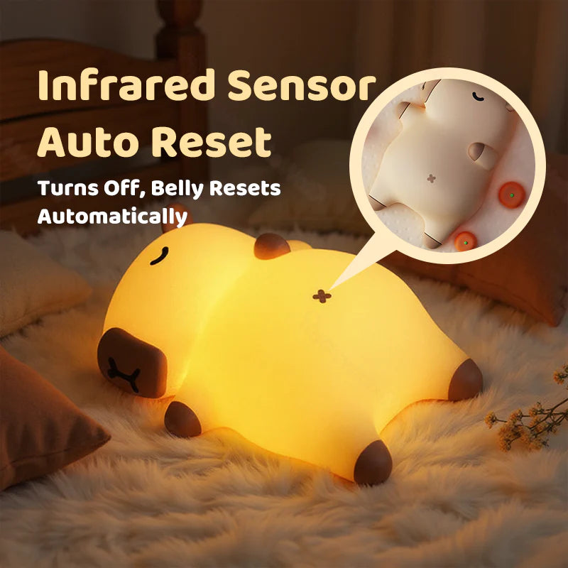 Sleeping Capybara Breathing Light