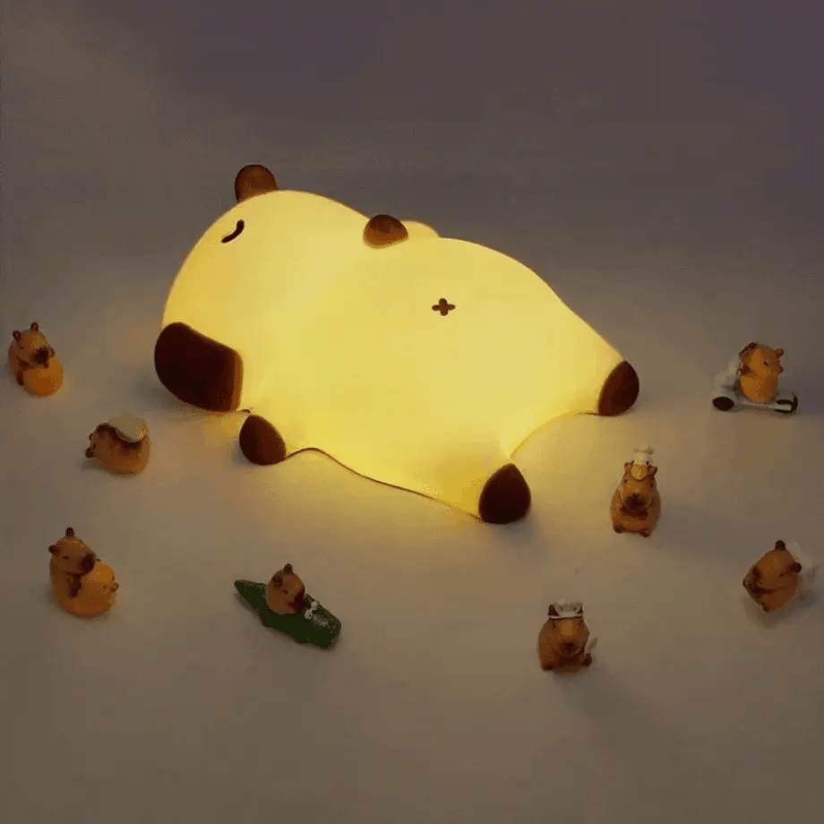Sleeping Capybara Breathing Light