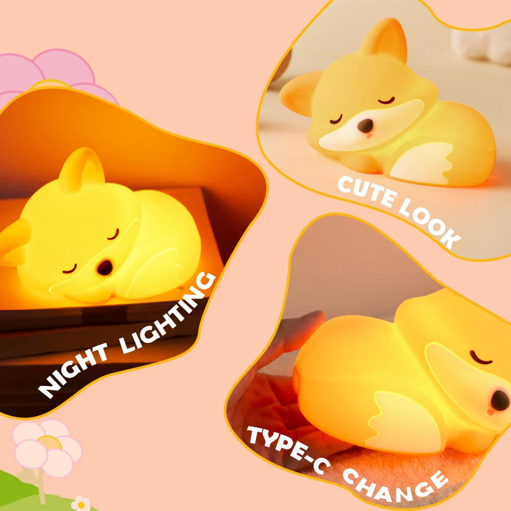 Cuddle Fox Lamp
