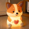 Corgi with Heart Light