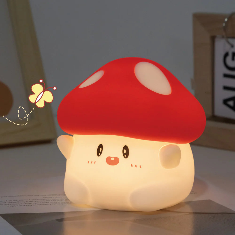 Mushroom Squishy Night Light