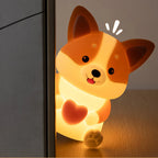 Corgi with Heart Light