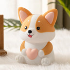Corgi with Heart Light