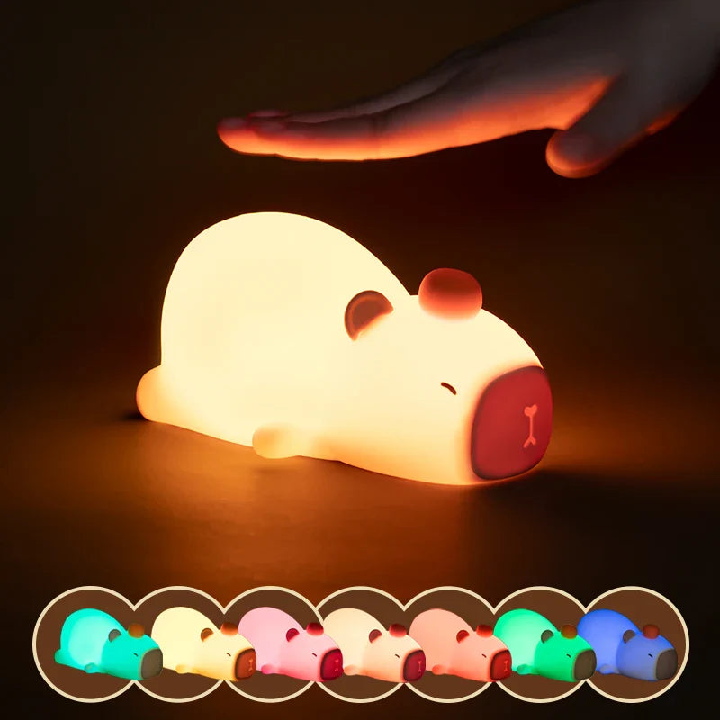 Lying Capybara Night Light