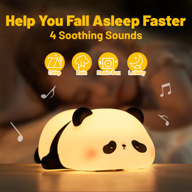 Panda Puff Lamp