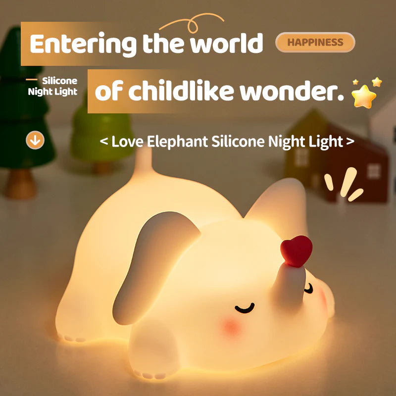 Lovely Elephant Night Light
