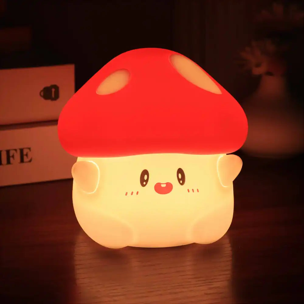 Mushroom Squishy Night Light