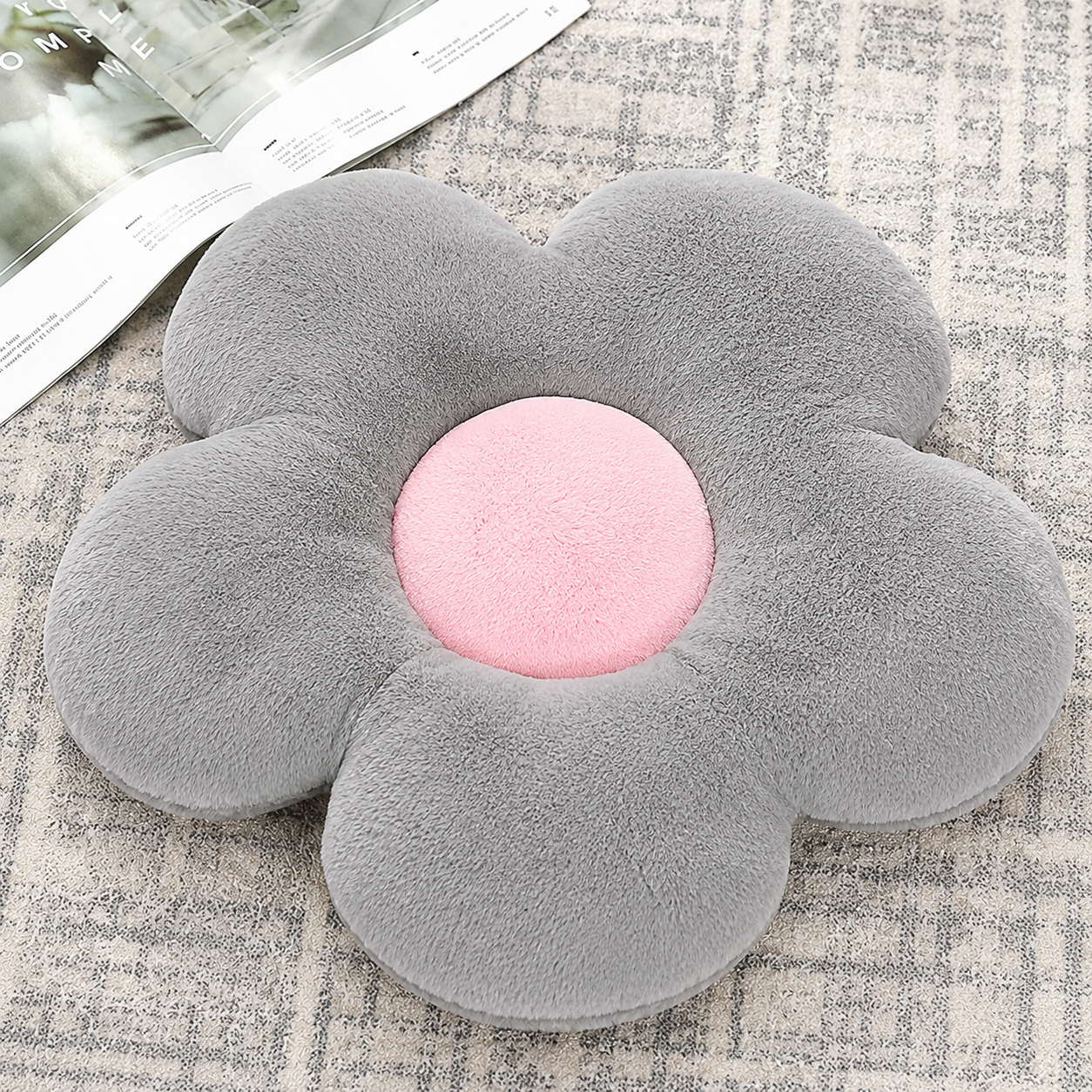 Marshmallow Flower Pillow
