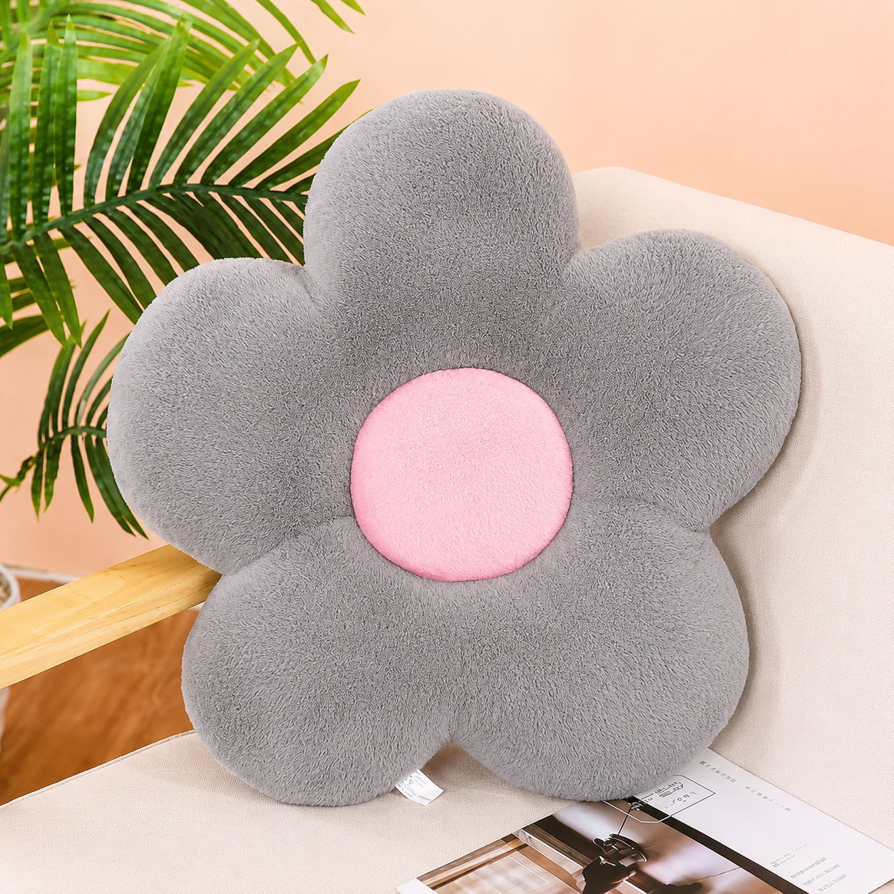 Marshmallow Flower Pillow